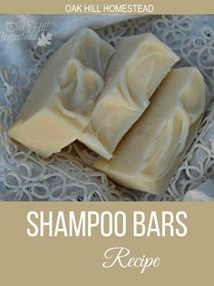 If you've been using shampoo bars for awhile and are ready to try making them yourself, you'll find step-by-step directions and a recipe for luxuriant shampoo bars with rich lather in this post. Shampoo Bar Diy, Bar Shampoo And Conditioner, Diy Shampoo Bars, Soap Jellies, Diy Shampoo Recipe, Organic Shampoo Bar, Homemade Shampoo Bar