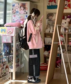 Pink Tomboy Aesthetic, Kawaii Tomboy, Pink Tomboy, Tomboy Aesthetic, Old Outfits, Tomboy Style Outfits, Cool Fits