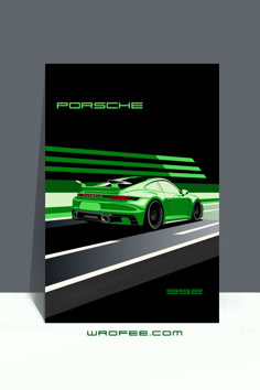 Porsche 911 992 gt3 miami car poster print canvas man cave idea gift present enthusiast Postcard Idea, Bike Drawing, Android Wallpaper Art, Car Vector, Benz Cars, Car Design Sketch