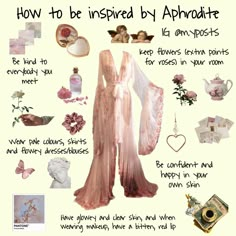 an image of how to be inspired by aphrodite