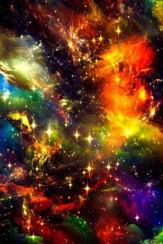 an image of colorful stars in the sky