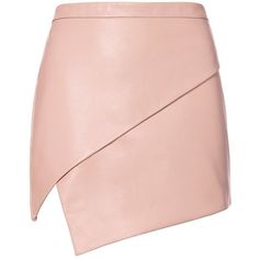 Michelle Mason Women's Asymmetric Hem Leather Mini Skirt ($598) ❤ liked on Polyvore featuring skirts, mini skirts, leather miniskirt, zipper skirt, mini skirt, asymmetrical skirt and pink skirt Pink Leather Skirt, Real Leather Skirt, Short Leather Skirts, Skirt Asymmetrical, Michelle Mason, Pink Mini Skirt