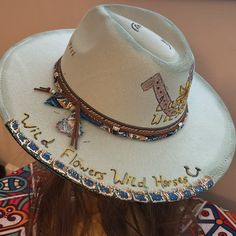 Boho Stitching Fedoras Cap Vintage Braided Belt Decor Vintage Felt Hat Classic Boho Rancher Hat, Adjustable, With Plastic Hat Mold To Retain Shape. Trilby Hats For Women/Men Boho Rancher Hat, Adjustable, With Plastic Hat Mold To Retain Shape. You Will Absolutely Love These Hats. Excellent Quality Unique Design Blue Western Felt Hat For Beach, Turquoise Country Hat For Summer, Turquoise Country Style Summer Hat, Western Blue Hat Bands For Spring, Blue Western Hat Bands For Spring, Bohemian Blue Fedora For Spring, Blue Bohemian Fedora For Spring, Blue Felt Hat For Beach Summer, Blue Felt Hat For Beach In Summer