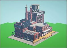 Minecraft Factory, Minecraft Building Designs, Minecraft Multiplayer, Minecraft Java Edition, Minecraft Building Ideas, Minecraft Create, Minecraft Steampunk, Building Decoration