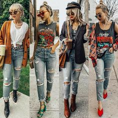 @AranzaDrive ❁ Concert Outfits Men, Rock Concert Outfits, Nicole Alyse, Grlfrnd Denim, Mode Steampunk, Look Rock, Concert Outfits, Rocker Style