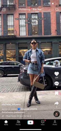 23 Fashion, Hot Summer Outfits, Ny Outfits, Casual Outfit Inspiration, Denim Chic, Looks Street Style, Vintage Boots, Chic Outfit, Outfit Inspo Fall