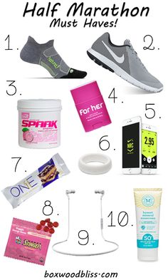 the ultimate gift guide for half marathon must have shoes, socks, and other items