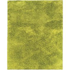 Oriental Weavers Cosmo 81101 Shag/Contemporary Solid Polyester Indoor Area Rug Green 10' x 13' C81101305396ST Mid Century Ottoman, Top Grain Leather Sofa, Contemporary Glam, Canister Vacuum, Thick Yarn, Glam Style, Carpet Cleaners, Shag Area Rug, Grey And Beige