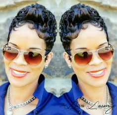 Cute Short Haircuts, The Diva, Sassy Hair, Soft Waves, Short Black Hairstyles, Short Pixie Cut