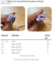 instructions to crochet an origami flower