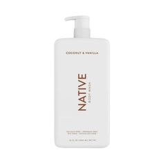 This Native Body Wash Pump is Coconut & Vanilla scented Pump form Rich & Luxurious Lather Leave skin feeling moisturized Designed to support your skin’s natural pH Phthalate free, sulfate free, dye free Native Body Wash, Vanilla Body Wash, Clean Scents, Dye Free, Sulfate Free, Clean Ingredients, Natural Fragrances, Paraben Free, Our Body