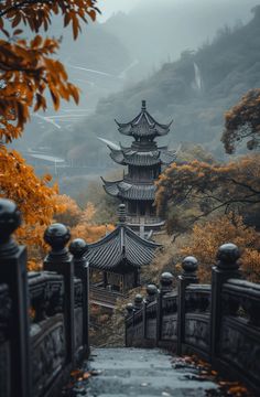 Temple Aesthetic, Ancient China Aesthetic, China Nature, Asian Temple, Chinese Wallpaper, Chinese Temple, Asian Landscape, Chinese Aesthetic