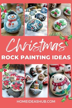 ❤️ Save for later 👉 Tap to see all 28 christmas rock painting ideas | Looking for creative ways to make Christmas pebble art and painted rocks? These step-by-step holiday designs will help you create beautiful decorations your family will treasure forever. Pin now to create magical Christmas gifts that spread joy all season long! Christmas Rock Painting Ideas, Christmas Rock Painting, Christmas Pebble Art, Rock Painting Ideas, Christmas Rock, Holiday Painting, Jolly Santa, Spark Joy, Holly Berries