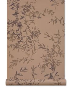 Handpainted Olive Branch Wallpaper - Miller House Peaceful Aesthetic, Miller House, The Olive Branch, Forest Resources, Jennifer Miller, Fine Art Textiles, Miller Homes, California Garden, Modern Cottage