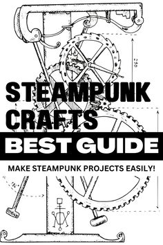 Steampunk crafts best guide. Check out the complete guide to DIY steampunk crafts and how to make steampunk items for all your crafts Steampunk Santa, Steampunk Tutorial, Steampunk Projects, Steampunk Mixed Media Art, Steampunk Drawing, Steampunk Items