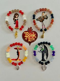 Available at JewelryByASY.com The Book Of Life, Bracelet Inspiration, Bead Loom Pattern, Clothing Design Sketches, Bead Crochet Rope, Beaded Christmas Ornaments, Handmade Jewelry Tutorials, Bracelets Diy, Bracelets And Necklaces