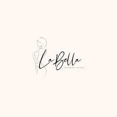 the word la bolla is written in cursive writing on a white background