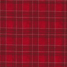 a red and black plaid fabric