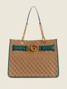 Guess Aviana Bag, Guess Hensely Bag, G Logo, Barrel Bag, Bags Logo, Logo Pattern, Mini Tote, Accessories Store, Women Accessories Bags