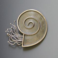 Broches Jewelry, Ammonite Jewelry, May Challenge, Modern Silver Jewelry, Simple Silver Jewelry, Fine Silver Jewelry, Silver Jewelry Earrings, Silver Jewelry Design, Sterling Silver Brooch