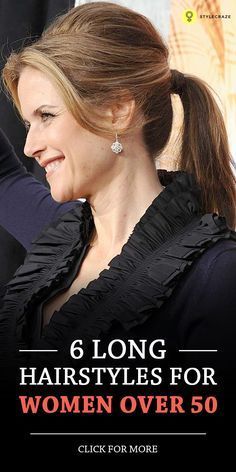 Long Hair Older Women, Long Hairstyles For Women, 50 Hair, Lifeless Hair, Hairstyles For Women Over 50, A Ponytail, Lost Hair, Hairstyles Over 50, Sporty Hairstyles