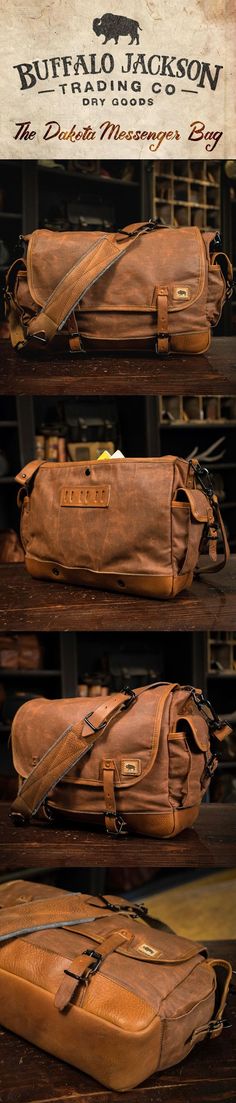 Military Messenger Bag, Buffalo Jackson, Vintage Satchel, Weekend Bags, Waxed Canvas Bag, Rugged Leather, Moto Vintage, Crossbody Satchel, Bags Vintage