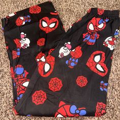 Super Cute Women’s Size Large Pajama Pants Hello Kitty And Spiderman Brand New Never Worn Matching Spiderman Pajamas, Spiderman Pants, Hello Kitty And Spiderman, Pj Pants, Cute Woman, Women's Intimates, Spiderman, Pajama Pants, Hello Kitty