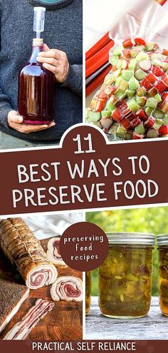 the best ways to preserve food