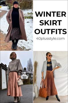 Skirts With Boots For Winter, Long Dresses Casual Winter Maxi Skirts Fall Outfits, Winter Midi Skirt Outfit Cold Weather, Winter Maxi Skirt Outfit Cold Weather, Mid Skirt Outfits Winter, How To Wear Skirts In Winter, Skirt And Sweater Outfit Winter, Sweater And Skirt Outfit Winter, Cold Weather Skirt Outfits