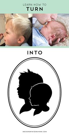 the silhouettes of babies and their parents are shown in this info sheet with text that reads