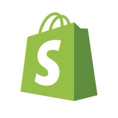 a green shopping bag with the letter s on it