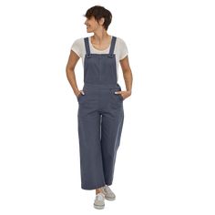 W's Stand Up® Cropped Overalls Patagonia Women, Corduroy Overalls, Woman Standing, Swimwear Sale, Overall Dress, Patagonia Womens, In The Garden, T Shirt Top, Fair Trade