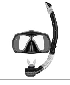 a scuba mask with goggles attached to it