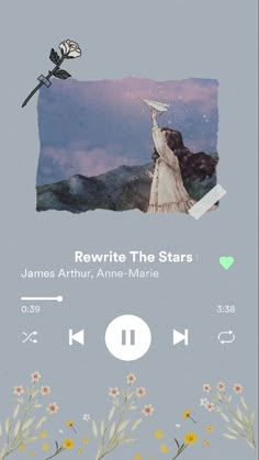 the cover art for rewrite the stars