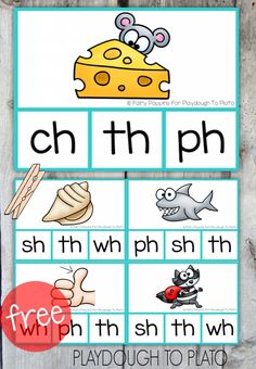 a printable worksheet for phonics with pictures of animals and letters