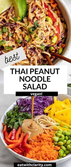 BEST Thai Noodle Salad - Eat With Clarity