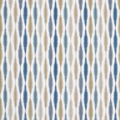 a blue and white striped wallpaper pattern