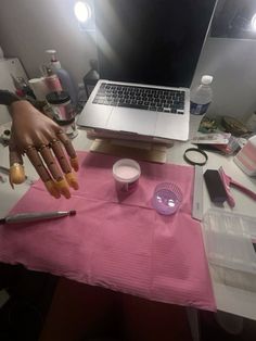 Nail Kit Set, Being A Nail Tech, Cosmetology School Nails, Begginer Nails Tech, Nail Tech Business Plan, Nail Tech Station At Home Decor, Nail Tech Lifestyle, Nail Tech Pictures, Nail Vision Board