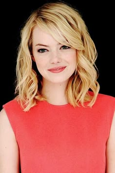 Hair With Side Bangs, Emma Stone Hair, Side Bangs, Kate Hudson, Cut My Hair, Emma Stone, Long Bob, Hair Envy