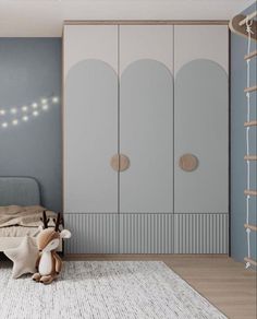 Kidsroom Wardrobe Design, Kids Wardrobe Doors, Children Room Wardrobe Designs, Kids Bedroom Wardrobe Ideas, Kids Room Furniture Design, Childrens Wardrobe Ideas, Wardrobe Design For Kids Room, Kids Room Cupboard Designs, Kids Almirah Designs