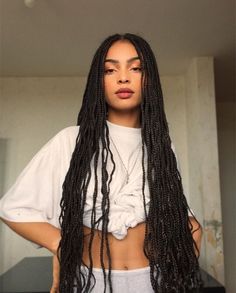 B R U W H O Box Braids Styling, Curly Human Hair Wig, Braided Hairstyles For Black Women, African Braids, Trending Hairstyles, Box Braids Hairstyles, Braids For Black Hair, Long Black