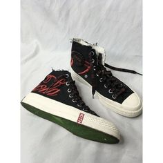 Description: Converse X Kith Chuck Taylor All-Star Hi Coca-Cola Black Rare Men Us5 Women Us7 Worn Once Only Limited Edition Very Hard To Find Colorway - None Listed In Black At Time Of Listing. Condition: Preowned Excellent Imperfections To Note: ***On The Left Toe There Is Minor Scuff And What Looks Like S Slight Mark.*** I Have Photographed This Very Close To Show You It Is Not Visible When Wearing Looking Down At Them Only At Eye Level Manufacturer Size: Unisex Mens Us5 Womens Us7 Shoes Converse, Womens Converse, Converse All Star, Chuck Taylor All Star, Converse Shoes, Chuck Taylor, Mens Shoes Sneakers, Chuck Taylors, Coca Cola