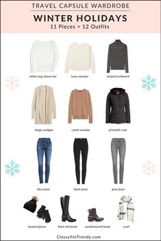 Travel Light Capsule Wardrobe, 10x10 Capsule Wardrobe Fall, Carry On Capsule Wardrobe Winter, Alaska September Outfit, Winter Capsule Wardrobe 2022, Winter Capsule Wardrobe Travel, Winter Travel Packing, Capsule Wardrobe Winter