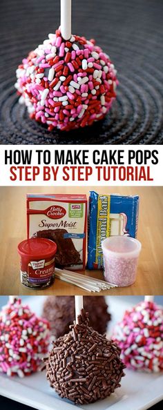 how to make cake pops with step by step instructions