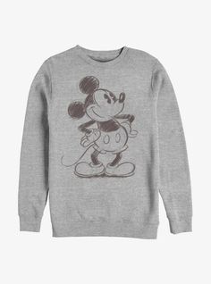 Mickey Mouse Sketch, Mouse Sketch, Mickey Sweatshirt, Mighty Mouse, Friends Sweatshirt, Mickey Mouse Head, Mickey Mouse Sweatshirt, Mens Crewneck Sweatshirt, Retro Sweatshirts