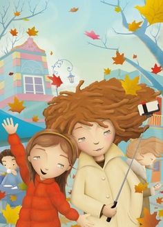 Selfie by Sergio De Giorgi Animal Photography Wildlife, Autumn Illustration, Picture Books Illustration