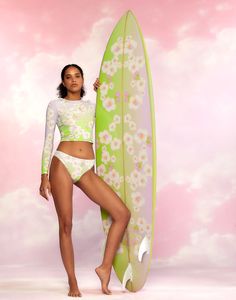 Custom Short Surfboard - Cheery Blossom – Cynthia Rowley Huntington Beach California, Surf Boards, Salt Life, Hand Shapes, Beach California, Custom Shorts, Huntington Beach, Beach Accessories, Cynthia Rowley