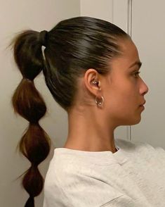 Cute Pulled Back Hairstyles, Palette Bed, Hair Aesthetics, Aesthetic Hairstyles, Baby Hairs, Hair Stylies, Hair Up Styles, Happy Hair, Grunge Hair