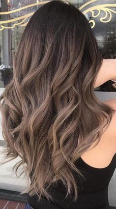 Jewelry Dress, Brunette Balayage, Hair Color Light Brown, Brunette Balayage Hair, Brown Hair Balayage, Ombré Hair, Womens Trousers, Winter Hair Color, Ash Brown