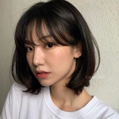 Short Hair For Chubby Faces, Bob Hair Style, My Hairstyle, Bangs With Medium Hair